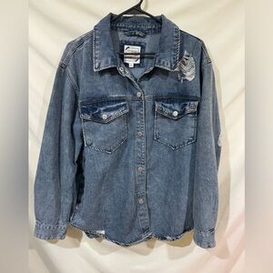Stoosh Vintage denim jacket/shacket Large